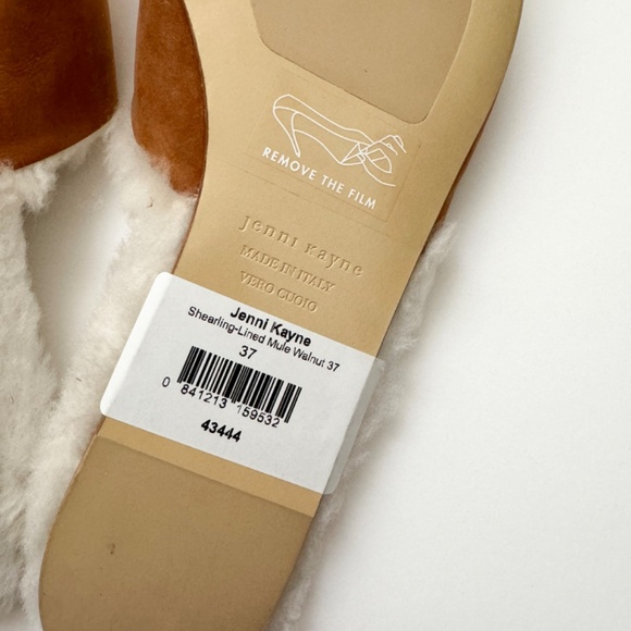 Jenni Kayne Shearling-Lined Mule in Walnut size 37 - Picture 6 of 6